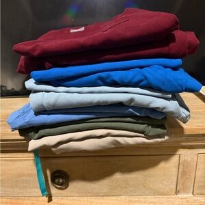 Colorful Folded Shirts